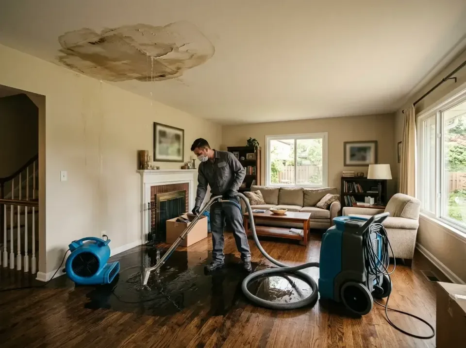 attic-pipe-burst-ceiling-drip-008 — frequently asked questions, Water Damage Restoration & Carpet Care in Landen, OH